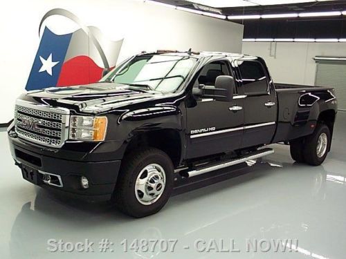 2014 gmc sierra 3500hd denali 4x4 diesel dually sunroof texas direct auto