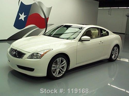 2008 infiniti g37 journey coupe htd leather sunroof 47k texas direct auto