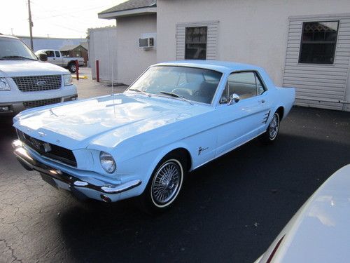 1966 ford mustang coupe rotissery restored
