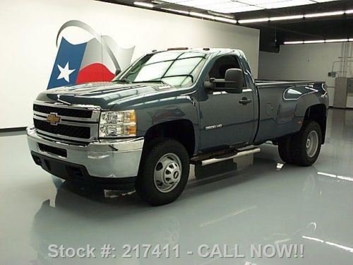 2013 chevy silverado 3500hd regular cab drw 4x4 26k mi texas direct auto