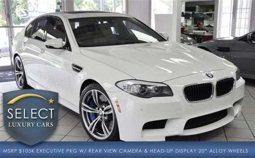 Msrp $105k m5 new tires executive pkg premium hi fi  rear camera super clean