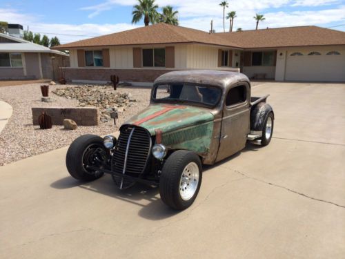 1939 chevy rat rod pickup - chopped - suicide doors - tilt front end -