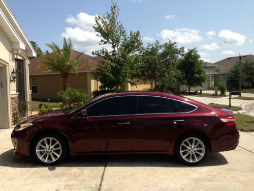 **perfect 2013 avalon touring edition** full clear film, rare moulin rouge red