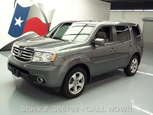 2012 honda pilot ex-l leather sunroof dvd rear cam 28k texas direct auto