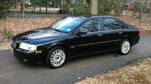 Volvo s80 dark blue black interior awd all wheel drive turbo