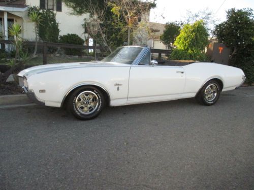 1968 oldsmobile cutlass &#034;s&#034; convertible  rocket 350 match # with protecto plate