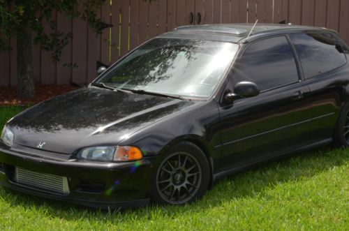 1993 honda civic si hatchback 3-door 1.6l fully built and turbocharged