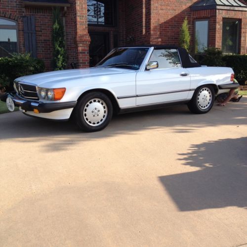 1989 mercedes benz 560 sl roadster 32k miles all original 2 owner ec both top