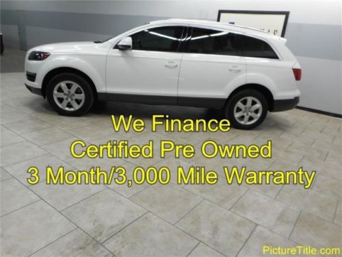 10 audi q7 premium awd leather heated seats certified warranty we finance texas