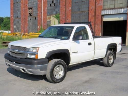 2004 chevrolet k2500 4x4 pickup truck 8ft bed 6.0l v-8 gas a/t a/c bidadoo