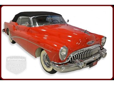 53 buick skylark convertible 322ci/188hp nail head v8 twin turbine dynoflow auto