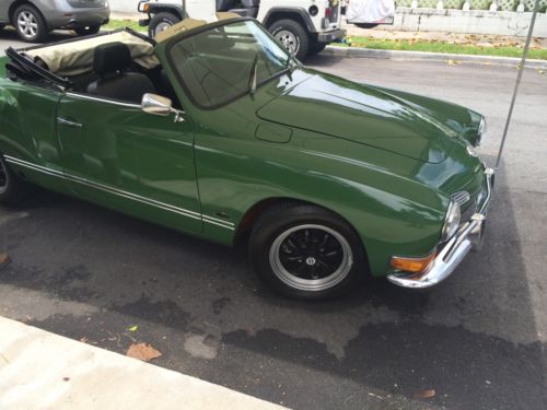 Volkswagen : karmann ghia convertible 1971, nice one! rust free!!!