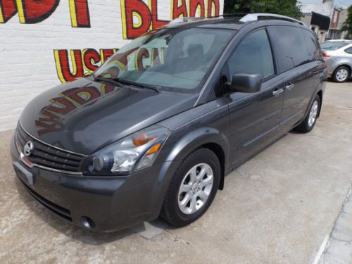 2007 nissan quest sl mini passenger van 4-door 3.5l leather dvd no reserve