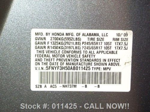 2010 HONDA PILOT EXL 8PASS SUNROOF HTD LEATHER REAR CAM TEXAS DIRECT AUTO, US $19,980.00, image 22