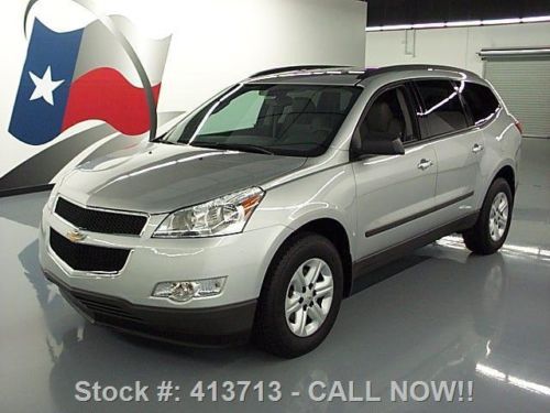 2012 chevy traverse 8-passenger third row leather 19k texas direct auto