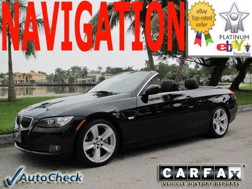 2010 10 bmw 335i 335ci convertible * navigation * sport * sat radio * keyless *