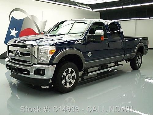 2011 ford f-350 lariat crew diesel 4x4 sunroof nav 29k! texas direct auto