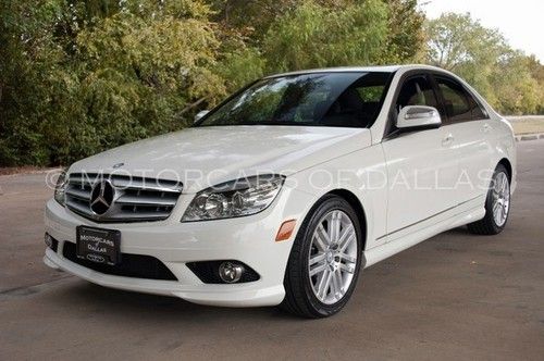2009 mercedes benz c300 1 owner low miles clean carfax heated seats sunroof