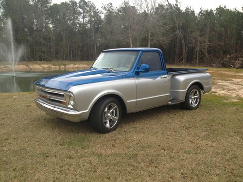 1967 chevy swb stepside c-10 c10 350 vortex fuel injection