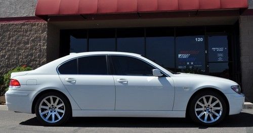 2006 bmw 750i sedan only 63k miles carfax certified &amp; guaranteed scottsdale az