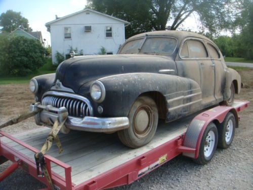 1947 buick special sedanette 2 door barn find