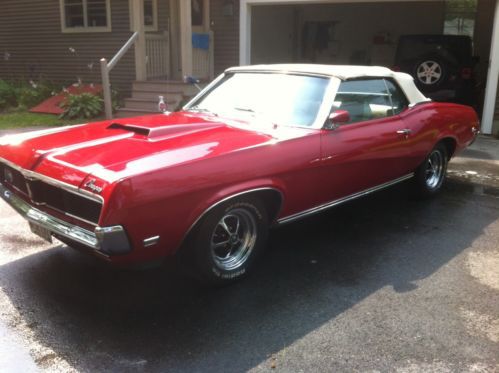 1969 mercury cougar convertible, base 5.8l