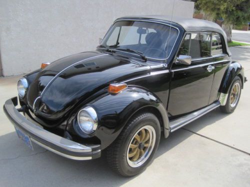 1979 volkswagen super beetle base convertible 2-door 1.6l