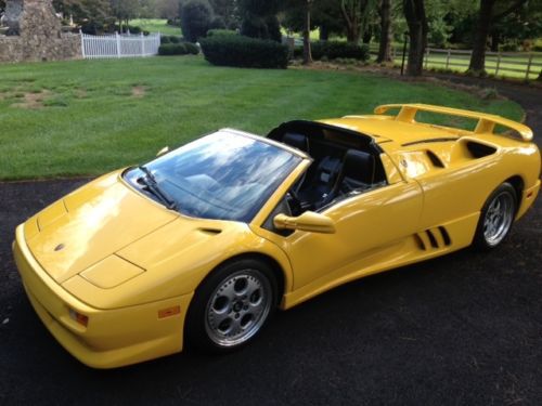 1997 1.2 lamborghini diablo roadster rare, 18k miles, clean car fax, real deal!!