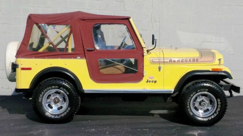 1976 jeep amc cj7 levis edition renegade - barn find - survivor - classic