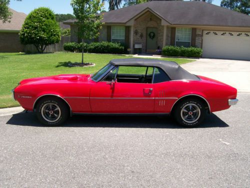 1967 pontiac firebird convertible 2-door 6.6l