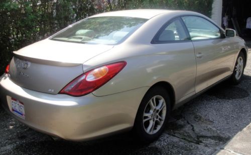 Toyota camry solara se 2 door coupe automatic 2.4l sunroof gold great condition