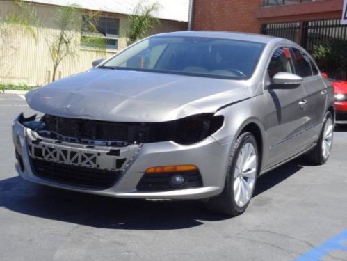 2010 volkswagen cc sport damaged rebuilder salvage repairable fixer runs! l@@k!