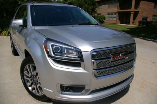 2013 gmc acadia denali,7500m,gps,camera,panroof,dashdispl,blis, rebuilt,warranty