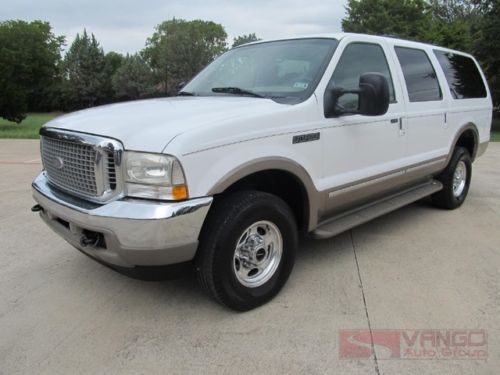 2002 excursion limited 4x4 7.3l powerstroke tx-owned tv/dvd clean