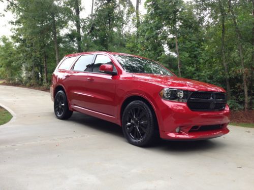 2013 dodge durango r/t  5.7l blacktop edition financing available super clean