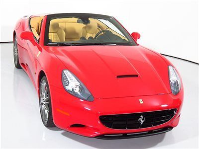 11 ferrari california 8k miles cpo warranty dayton&#039;a shields red calipers 12 13