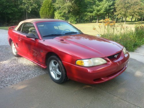 Mustang gt 1994 convertible 5 l