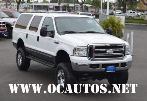 2005 ford xlt leather  6.0 l power stroke diesel 4x4 lifted loaded