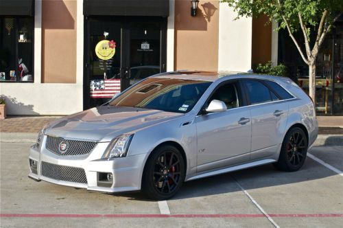 2013 cadillac ctsv,superchargd,6 spd manual, rare wagon, recaros, nav, panoramic