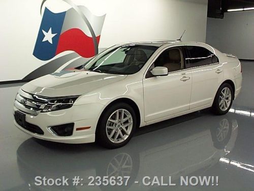 2010 ford fusion sel heated leather sunroof only 31k mi texas direct auto