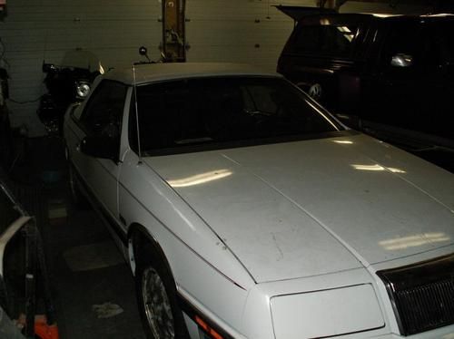 1989 lebaron convert (barn find)