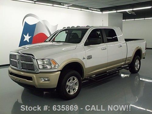 2011 ram 3500 longhorn mega 4x4 diesel sunroof nav 65k texas direct auto