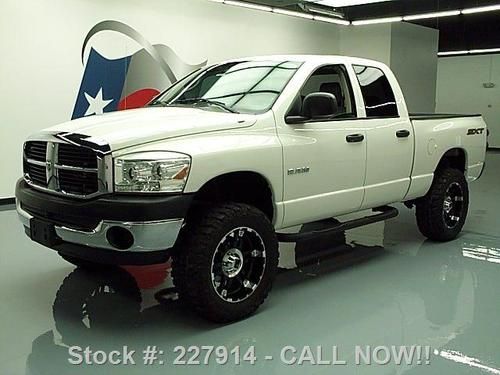 2008 dodge ram sxt quad auto 6-pass side steps 20's 45k texas direct auto