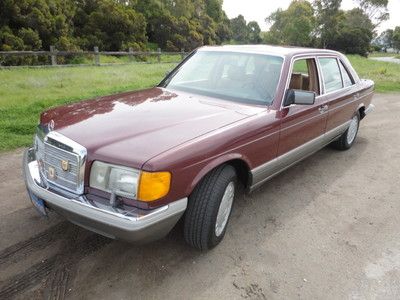 1987 mercedes 560sel - only 39k miles - no reserve!