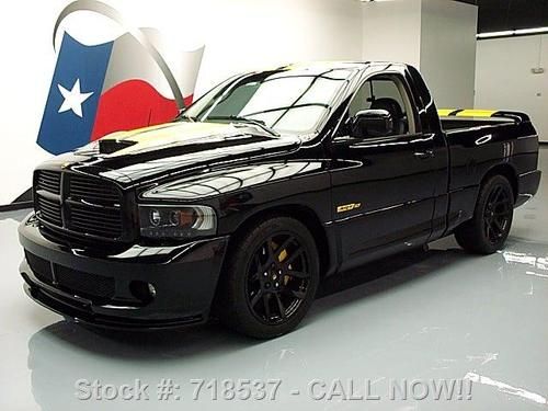 2005 dodge ram srt-10 6 speed 8.3l v10 spoiler 22's 43k texas direct auto