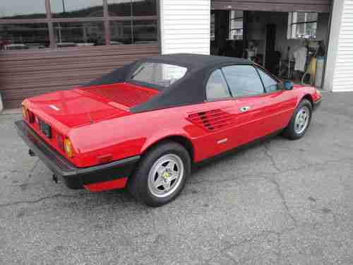 1985 Ferrari Mondial Quattrovalvole Convertible 2-Door 3.0L, image 4