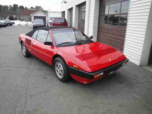 1985 Ferrari Mondial Quattrovalvole Convertible 2-Door 3.0L, image 6