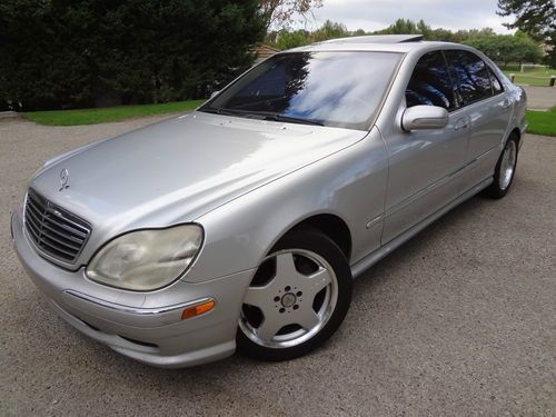 2001 mercedes-benz s55 amg base sedan 4-door 5.5l