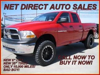 12 dodge 4wd lifted tires rims bad boy 10k miles net direct auto sales texas