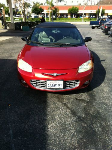 2001 chrysler sebring lxi convertible 2-door 2.7l